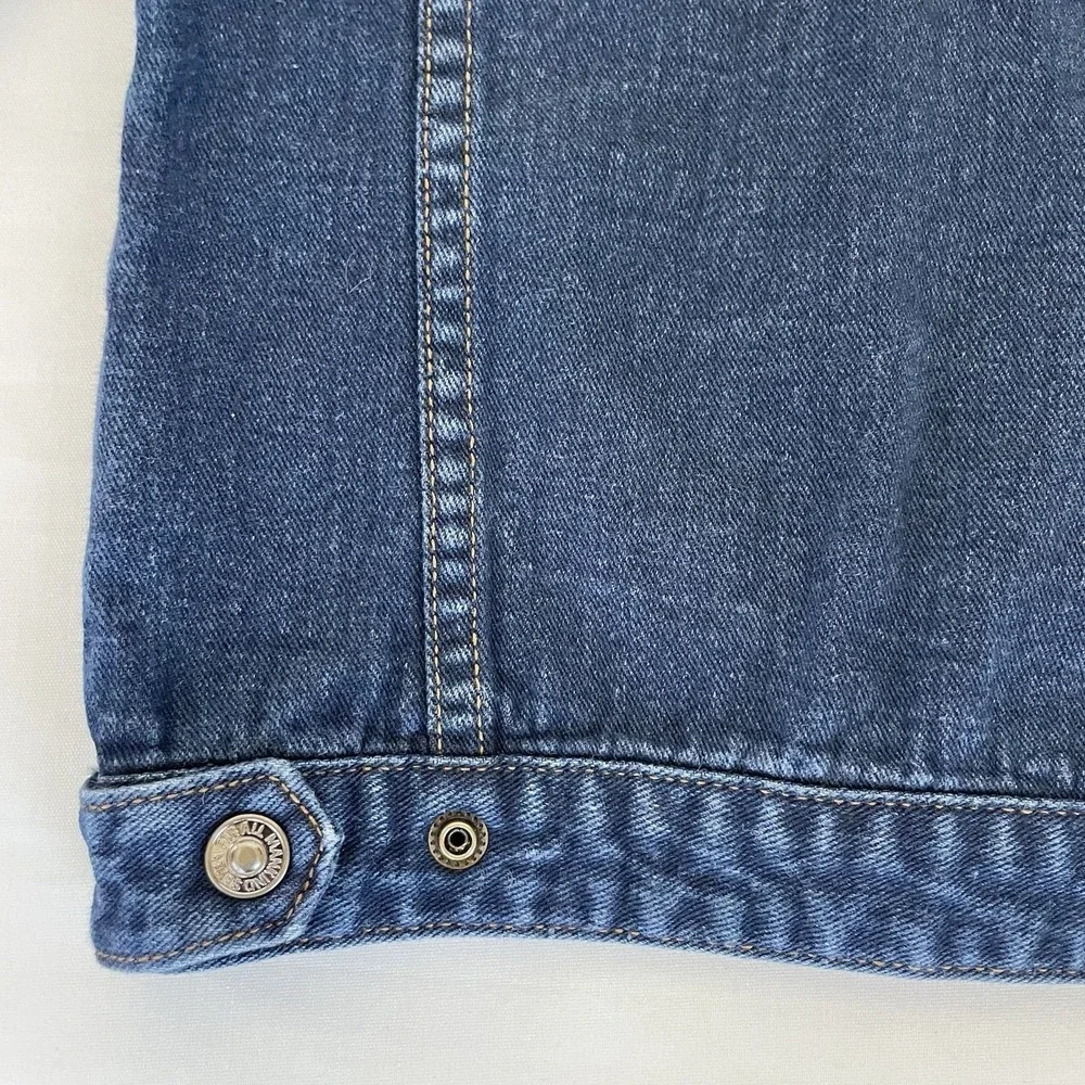 7 For All Mankind Girls Size 6 Blue Denim‎ Trucker Jacket Classic